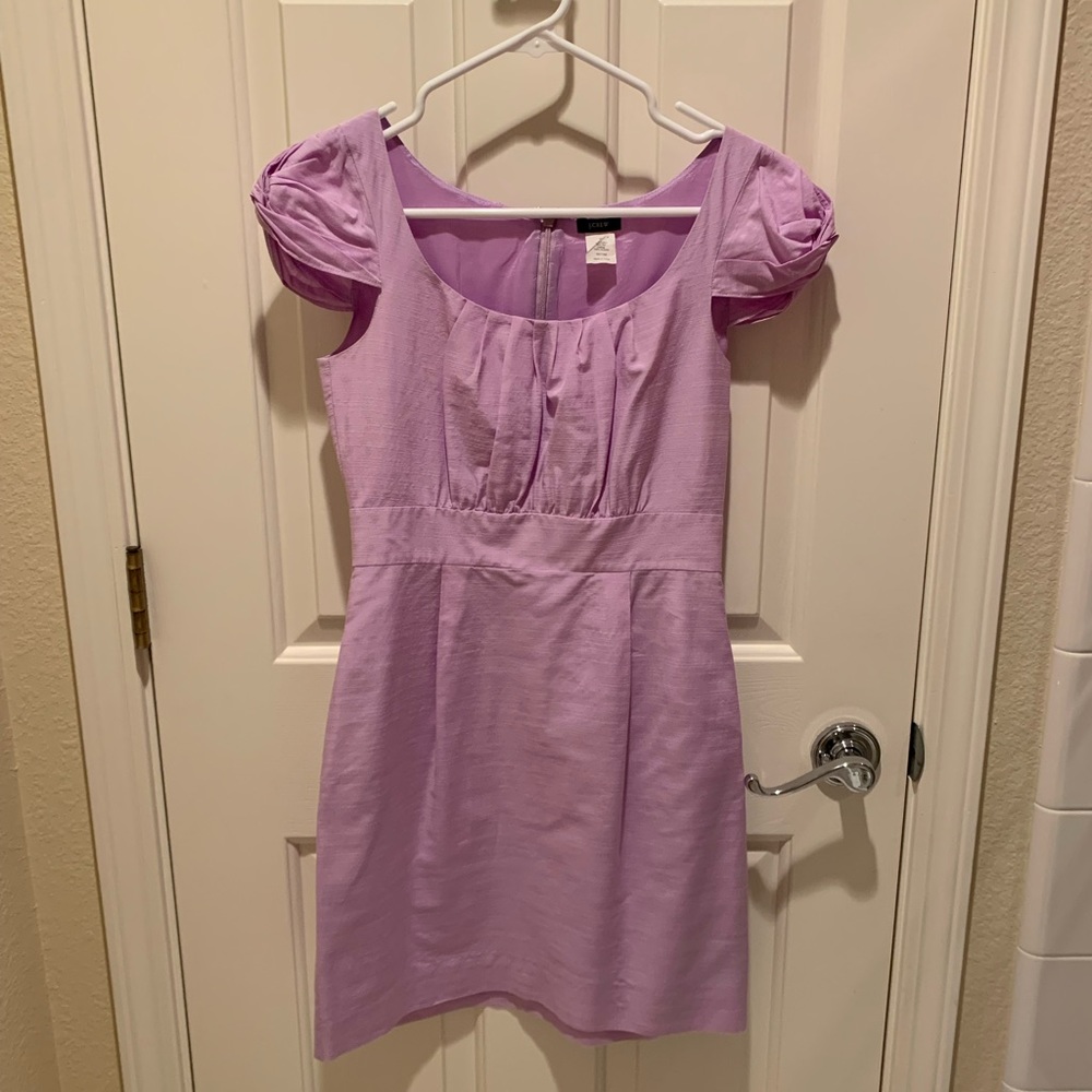 J.Crew Lavendar Cap Sleeve mini Dress